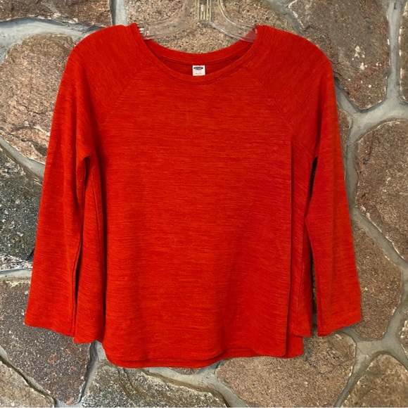 Old Navy Red long sleeved flowy top - Picture 2 of 4